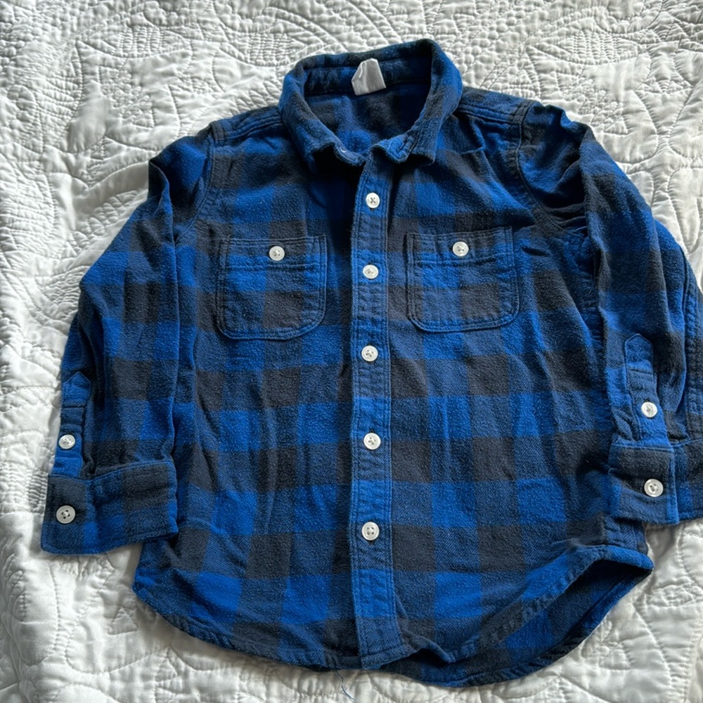 Gap Kids Boys Flannel Button Down Shirt